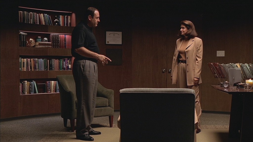 La Doctora Melfi y Tony Soprano